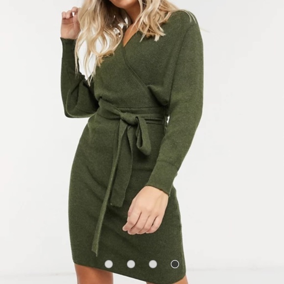 jlo p diddy green dress Green Wrap Fitted Maternity/Nursing Dress